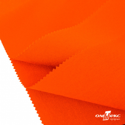 Ткань смесовая для спецодежды "Униформ" 17-1350, 200 гр/м2, шир.150 см, цвет люм.оранжевый - купить в Тольятти. Цена 138.73 руб.