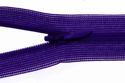 Молния потайная Т3 866, 50 см, капрон, цвет фиолетовый - купить в Тольятти. Цена: 8.62 руб.