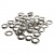 Люверсы, металлические/14мм/никель (упак.1000 шт) - купить в Тольятти. Цена: 1 058.40 руб.