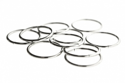 Кольцо металлическое №40 мм, цв.-никель - купить в Тольятти. Цена: 4.45 руб.