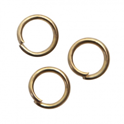 Кольцо  соединительное для бижутерии 5 мм, цв.-золото - купить в Тольятти. Цена: 0.44 руб.
