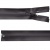 Молния водонепроницаемая PVC Т-7, 60 см, разъемная, цвет (301) т.серый - купить в Тольятти. Цена: 49.39 руб.
