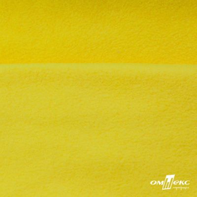 Флис DTY 14-0760, 240 г/м2, шир. 150 см, цвет яркий желтый - купить в Тольятти. Цена 640.46 руб.