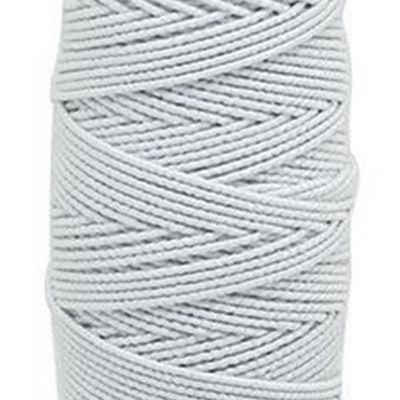 Нитка - резинка Спандекс 25 м (уп-10шт)-белые - купить в Тольятти. Цена: 35.65 руб.