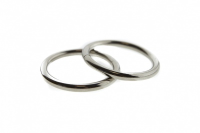 Кольцо металлическое d-32 мм, цв.-никель - купить в Тольятти. Цена: 3.54 руб.