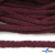 Шнур плетеный d-6 мм круглый, 70% хлопок 30% полиэстер, уп.90+/-1 м, цв.1070-бордовый - купить в Тольятти. Цена: 588 руб.