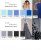 Креп стрейч Амузен 14-4122, 85 гр/м2, шир.150см, цвет голубой - купить в Тольятти. Цена 148.37 руб.