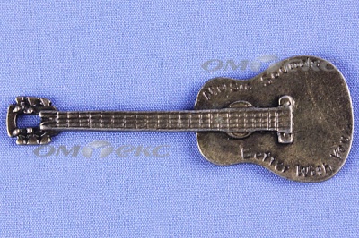 Декоративный элемент для творчества из металла "Гитара"  - купить в Тольятти. Цена: 19.99 руб.