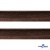 Кант атласный 074, шир. 12 мм (в упак. 65,8 м), цвет коричневый - купить в Тольятти. Цена: 237.16 руб.