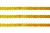 Пайетки "ОмТекс" на нитях, CREAM, 6 мм С / упак.73+/-1м, цв. 92 - золото - купить в Тольятти. Цена: 484.77 руб.