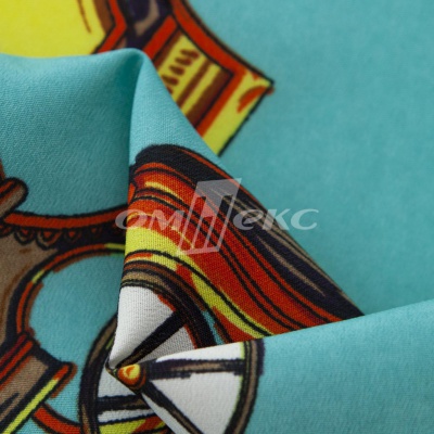 Плательная ткань "Фламенко" 16.2, 80 гр/м2, шир.150 см, принт этнический - купить в Тольятти. Цена 241.49 руб.