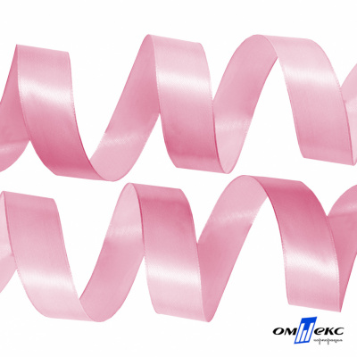 050-нежно-розовый Лента атласная упаковочная (В) 85+/-5гр/м2, шир.25 мм (1/2), 25+/-1 м - купить в Тольятти. Цена: 53.96 руб.