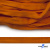 Шнур плетеный (плоский) d-12 мм, (уп.90+/-1м), 100% полиэстер, цв.267 - оранжевый - купить в Тольятти. Цена: 8.62 руб.