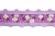 Тесьма декоративная 0385-6169, шир. 25 мм/уп. 22,8+/-1 м, цвет 01-фиолетовый - купить в Тольятти. Цена: 387.43 руб.