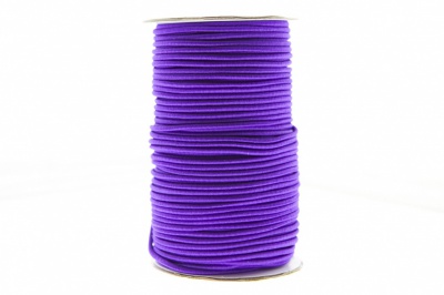 0370-1301-Шнур эластичный 3 мм, (уп.100+/-1м), цв.175- фиолет - купить в Тольятти. Цена: 459.62 руб.