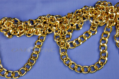 Цепь металл декоративная №11 (17*13) золото (10+/-1 м)  - купить в Тольятти. Цена: 1 341.87 руб.