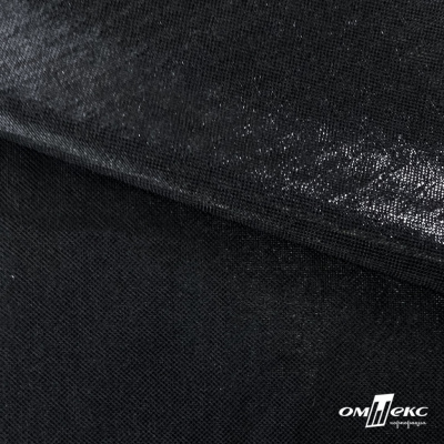 Трикотажное полотно голограмма, шир.140 см, #602 -чёрный/чёрный - купить в Тольятти. Цена 385.88 руб.