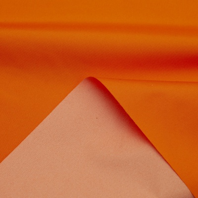 Курточная ткань Дюэл (дюспо) 16-1359, PU/WR/Milky, 80 гр/м2, шир.150см, цвет оранжевый - купить в Тольятти. Цена 141.80 руб.
