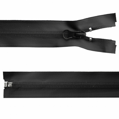 Молния водонепроницаемая PVC Т-7, 100 см, разъемная, цвет чёрный - купить в Тольятти. Цена: 61.89 руб.