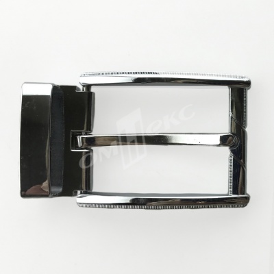 Пряжка металлическая для мужского ремня 845005А#2 (шир.ремня 40 мм), цв.-никель - купить в Тольятти. Цена: 110.29 руб.