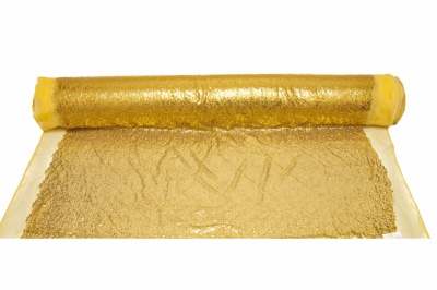 Сетка с пайетками №6, 188 гр/м2, шир.130см, цвет золото - купить в Тольятти. Цена 371.02 руб.