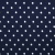 Креп стрейч Амузен, 85 г/м2, 19-3920 (т.синий)/белый крупный горох, шир.150 см - купить в Тольятти. Цена 220.50 руб.