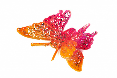 Бабочка декоративная пластиковая #10 - купить в Тольятти. Цена: 7.09 руб.