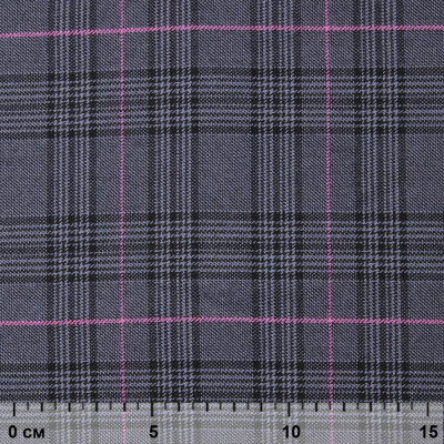Ткань костюмная "Клер" 80% P, 16% R, 4% S, 200 г/м2, шир.150 см,#7 цв-серый/розовый - купить в Тольятти. Цена 412.02 руб.