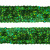 Тесьма с пайетками D4, шир. 20 мм/уп. 25+/-1 м, цвет зелёный - купить в Тольятти. Цена: 778.19 руб.