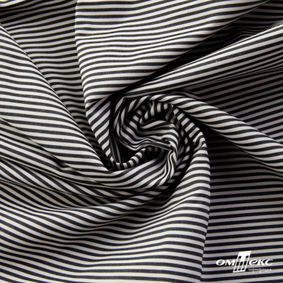 Ткань сорочечная Полоска Кенди, 115 г/м2, 58% пэ,42% хл, шир.150 см, цв.6-черный, (арт.110) - купить в Тольятти. Цена 306.69 руб.