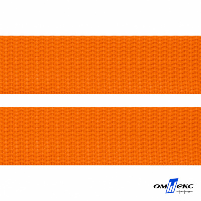 Оранжевый- цв.523 -Текстильная лента-стропа 550 гр/м2 ,100% пэ шир.40 мм (боб.50+/-1 м) - купить в Тольятти. Цена: 637.68 руб.