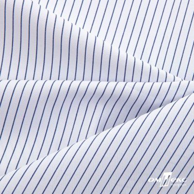 Ткань сорочечная Ронда, 115 г/м2, 58% пэ,42% хл, шир.150 см, цв.4-синяя, (арт.114) - купить в Тольятти. Цена 306.69 руб.