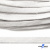 Шнур плетеный d-8 мм плоский, 70% хлопок 30% полиэстер, уп.85+/-1 м, цв.1018-белый - купить в Тольятти. Цена: 735 руб.