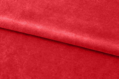 Бархат стрейч, 240 гр/м2, шир.160см, (2,4 м/кг), цвет 14/красный - купить в Тольятти. Цена 886.02 руб.