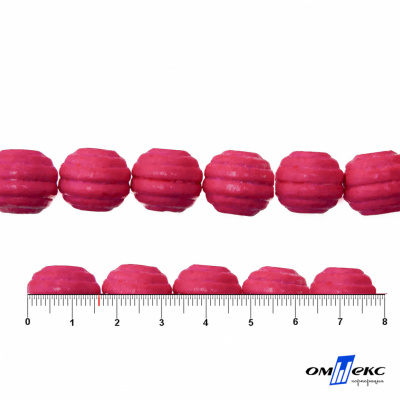 0309-Бусины деревянные "ОмТекс", 16 мм, упак.50+/-3шт, цв.023-розовый - купить в Тольятти. Цена: 62.22 руб.