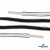 Шнурки #4-27, круглые 130 см, двухцветные (черно/белый) - купить в Тольятти. Цена: 47.04 руб.