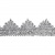 Тесьма металлизированная 0384-0240, шир. 40 мм/уп. 25+/-1 м, цвет серебро - купить в Тольятти. Цена: 490.74 руб.