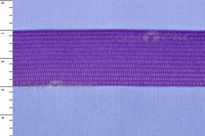 Окантовочная тесьма №0225, шир. 22 мм (в упак. 100 м), цвет фиолет - купить в Тольятти. Цена: 271.60 руб.
