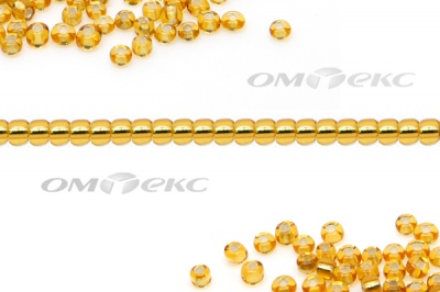 Бисер (SL) 11/0 ( упак.100 гр) цв.22 - золото - купить в Тольятти. Цена: 53.34 руб.