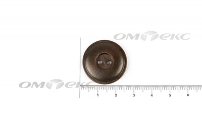Пуговица деревянная круглая №54 (25мм) - купить в Тольятти. Цена: 4.12 руб.
