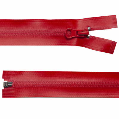 Молния водонепроницаемая PVC Т-7, 60 см, разъемная, цвет (820) красный - купить в Тольятти. Цена: 49.39 руб.
