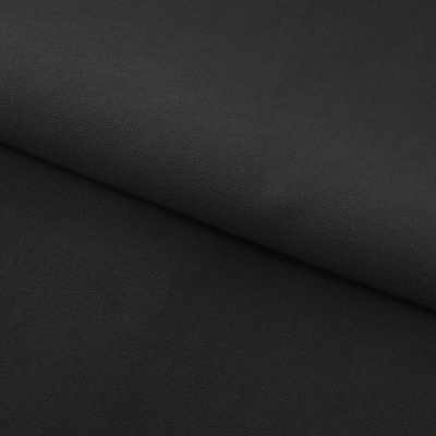 Костюмная ткань "Элис", 200 гр/м2, шир.150см, цвет чёрный - купить в Тольятти. Цена 306.20 руб.