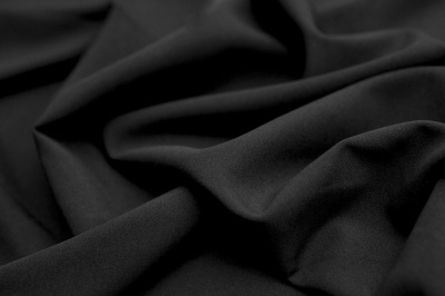 Костюмная ткань с вискозой "Флоренция", 195 гр/м2, шир.150см, цвет чёрный - купить в Тольятти. Цена 502.24 руб.
