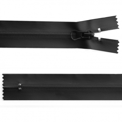 Молния водонепроницаемая PVC Т-7, 20 см, неразъемная, цвет чёрный - купить в Тольятти. Цена: 21.56 руб.