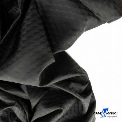 Ткань подкладочная Жаккард PV2416932, 93г/м2, 145 см,черный - купить в Тольятти. Цена 241.46 руб.