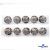 119-02 Кнопки пришивные декоративные металл 25 мм, цв.-никель - купить в Тольятти. Цена: 30.23 руб.