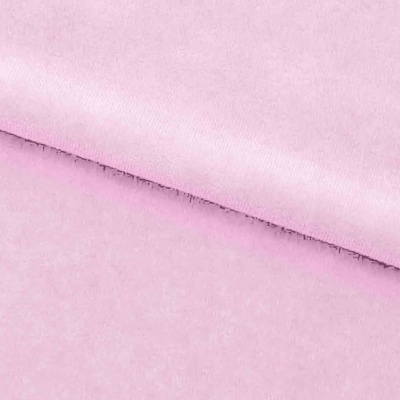 Велюр JS LIGHT 1, 220 гр/м2, шир.150 см, (3,3 м/кг), цвет бл.розовый - купить в Тольятти. Цена 1 055.34 руб.