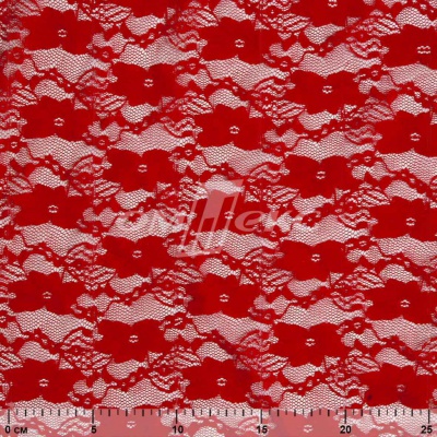 Кружевное полотно стрейч 15A61/RED, 100 гр/м2, шир.150см - купить в Тольятти. Цена 1 597.08 руб.