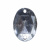Стразы пришивные акриловые арт.#39/10 - "Кристал", 10х14 мм - купить в Тольятти. Цена: 0.69 руб.