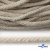 Шнур плетеный d-6 мм круглый, 70% хлопок 30% полиэстер, уп.90+/-1 м, цв.1077-лён - купить в Тольятти. Цена: 588 руб.